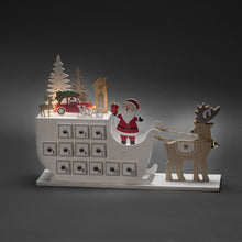 Load image into Gallery viewer, Santa Sleigh Advent Calendar LED
