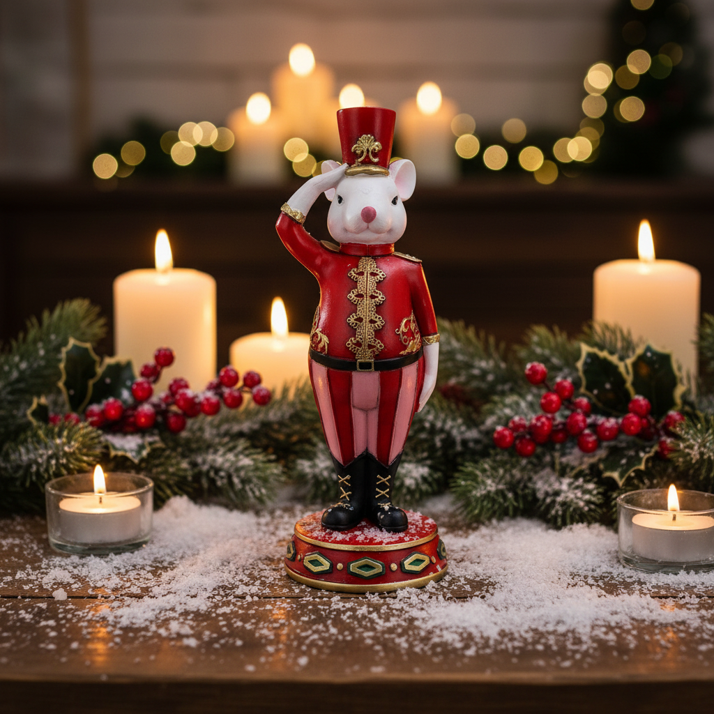 Soldier Mouse Christmas Ornament 28cm