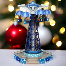 Load image into Gallery viewer, Lemax Snowflake Paradrop Christmas Village Carnival Collection.
