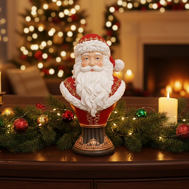 Santa Bust Ornament