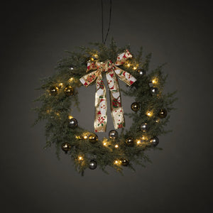 Konstsmide Lit Merry Christmas Wreath 40cm