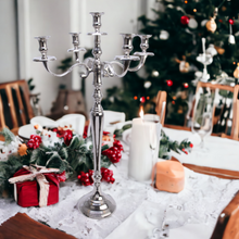 Load image into Gallery viewer, Silver Candelabra 80cm

