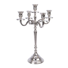 Load image into Gallery viewer, Silver Candelabra 40cm
