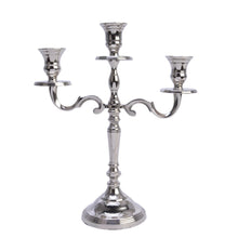 Load image into Gallery viewer, Silver Candelabra 30cm
