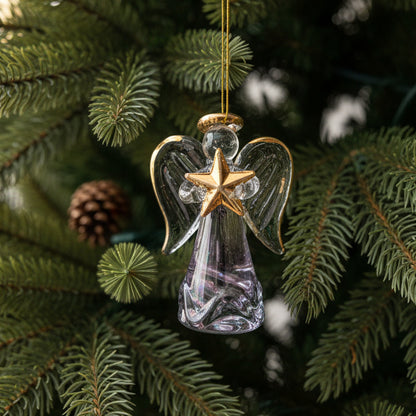 Pastel Coloured Glass Christmas Tree Angels