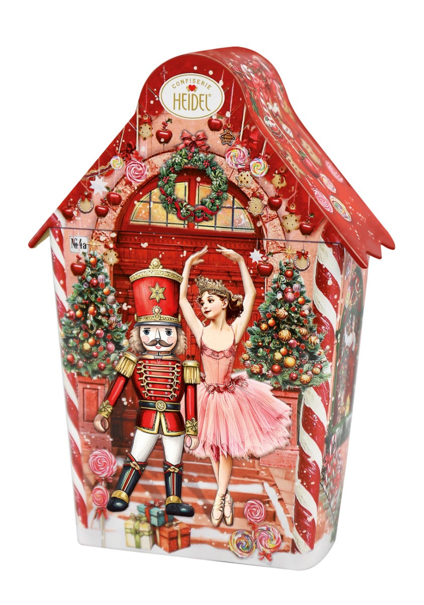 Christmas Fairy Tale Cottage Chocolate Tin