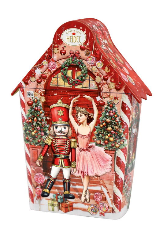 Christmas Fairy Tale Cottage Chocolate Tin