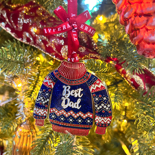 Loved Ones Best Dad Christmas Decoration
