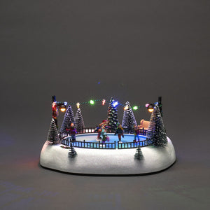 Konstsmide Mechanical Christmas Ice Rink LED