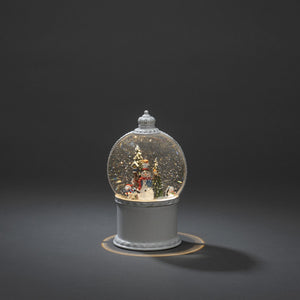 Konstsmide Nutcracker Snowmen Scene Water Spinner Lantern