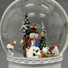 Load image into Gallery viewer, Konstsmide Nutcracker Snowmen Scene Water Spinner Lantern
