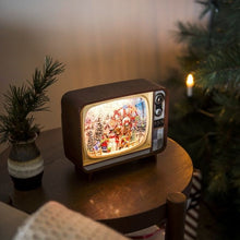 Load image into Gallery viewer, Snowman Scene Musical TV Water Lantern
