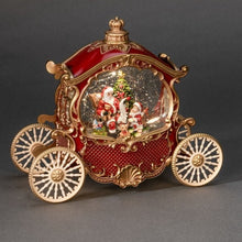Load image into Gallery viewer, Santa Scene Christmas Carriage Water Lantern
