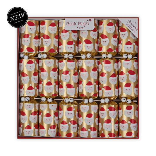 Robin Reed 6 Racing Santa Christmas Crackers