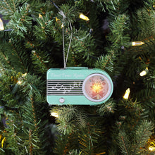 Load image into Gallery viewer, Mr Christmas Tinsel Times Radio Hanging Decoration
