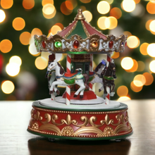 Load image into Gallery viewer, Christmas Musical Carousel
