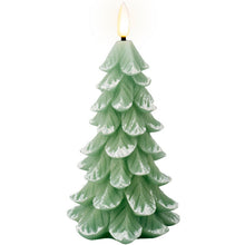 Load image into Gallery viewer, Green Christmas Tree Candle LED 16.5cm

