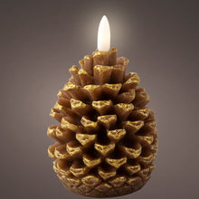 Load image into Gallery viewer, Pinecone LED Wick Candle 11cm
