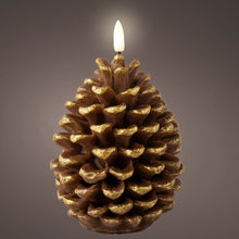 Load image into Gallery viewer, Pinecone LED Candle 15.6cm
