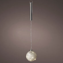 Load image into Gallery viewer, Lumineo Micro LED 10cm Frosted Ball Decoration
