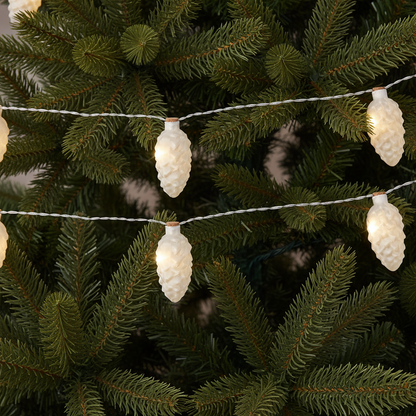 Lumineo Micro LED Frosted Pinceone Christmas String Lights