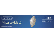 Load image into Gallery viewer, Lumineo Micro LED Frosted Pinceone String Lights

