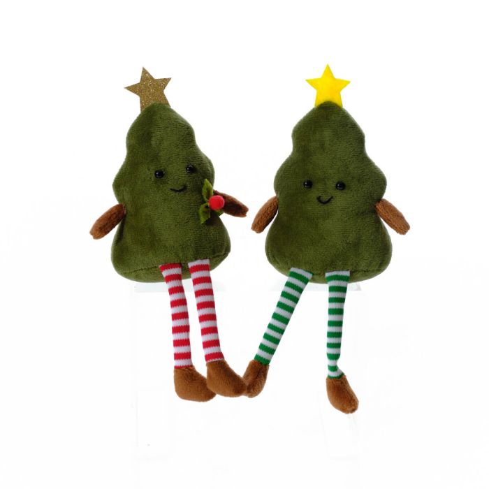 Jingle and Joy Christmas Tree Shelf Sitter