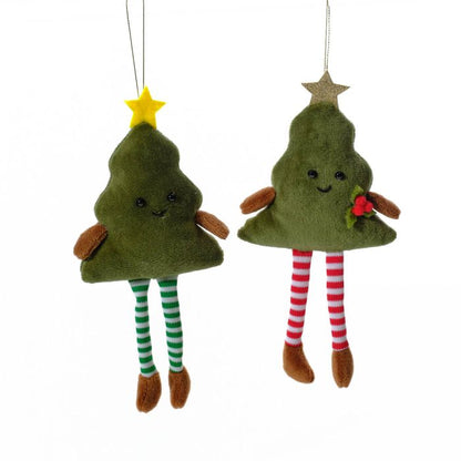 Jingle and Joy Plush Christmas Tree Hanger