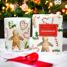 Load image into Gallery viewer, Christmas Gingerbread Design Scented Candle
