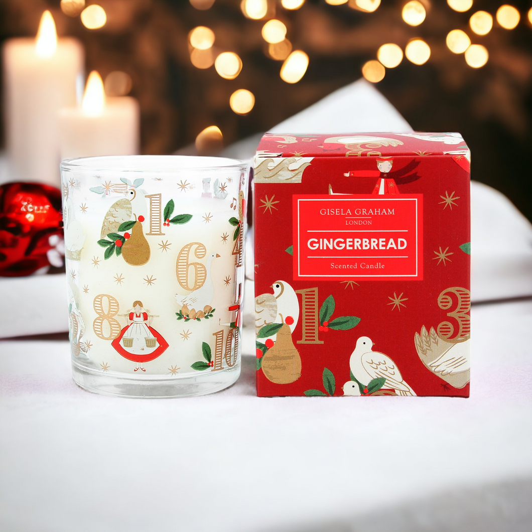 12 Days of Christmas Design Scented Candle