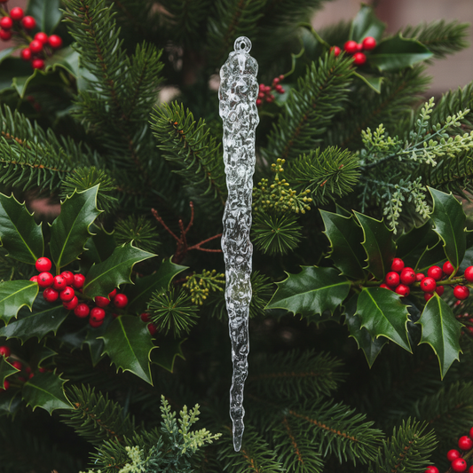 Frozen Icicle Christmas Decoration 28.5cm