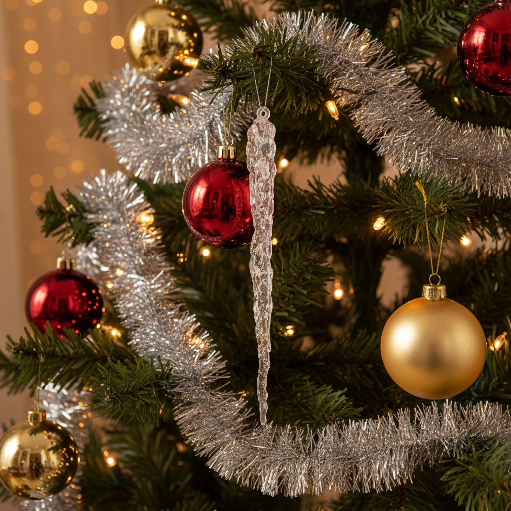 Frozen Icicle Christmas Decoration 18.5cm