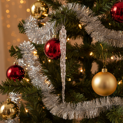 Frozen Icicle Christmas Decoration 18.5cm