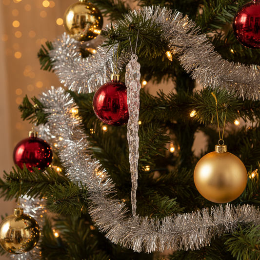 Frozen Icicle Christmas Decoration 18.5cm