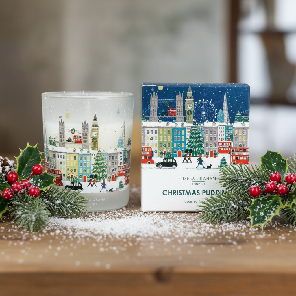 London at Christmas Design Scented Christmas Candle