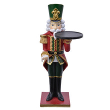 Load image into Gallery viewer, Christmas Nutcracker Decoration with Serving Plate Ornament
