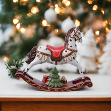 Load image into Gallery viewer, Vintage Style Rocking Horse Christmas Ornament
