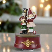 Load image into Gallery viewer, Nutcracker with Puppet Christmas Music Box
