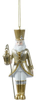 Load image into Gallery viewer, Gold and Silver Santa Soldier Hanging Decoration
