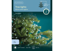 Load image into Gallery viewer, Lumineo Cool White Silver Cable Tree Lights 7ft/210cm
