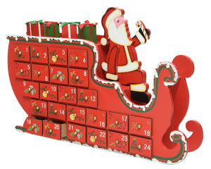 Sleigh with Santa Christmas Advent Calendar
