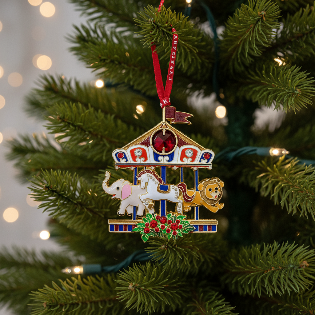 Gem Carousel Christmas Decoration