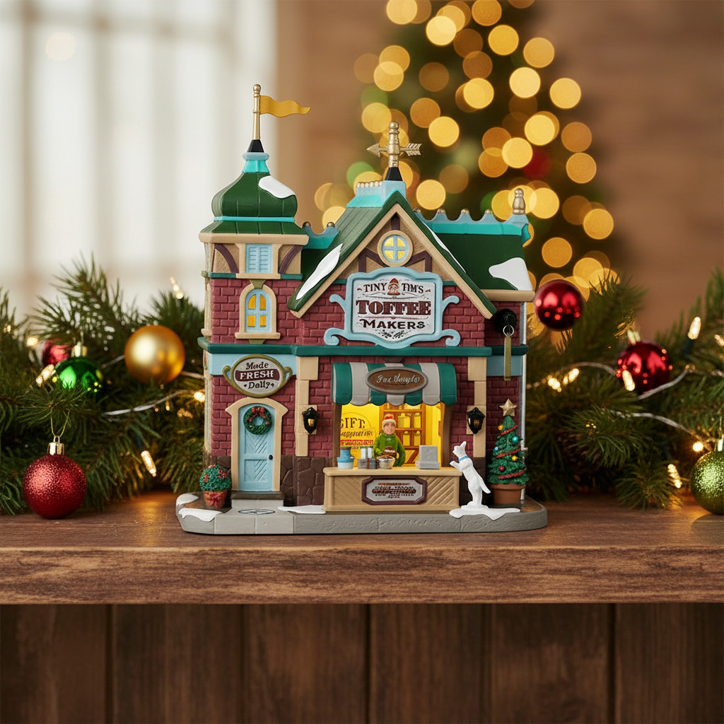 Lemax Tiny Tim's Toffee Makers