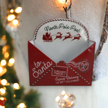 Load image into Gallery viewer, Children&#39;s Wall Mounted Letter to Santa Envelope
