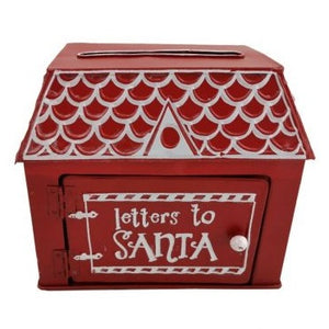 Christmas Gingerbread House Letters To Santa Red Post Box