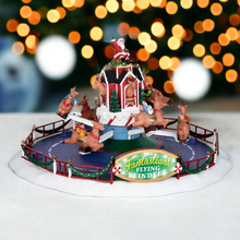 Load image into Gallery viewer, Lemax Reindeer On Holiday Santa&#39;s Wonderland Decoration
