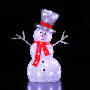 Acrylic LED Festive Snowman 54cm