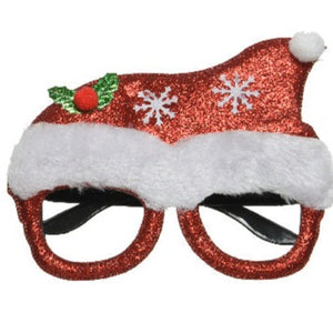 Santa Hat Novelty Glasses