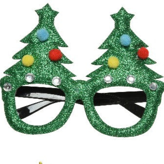 Christmas Tree Novelty Glasses