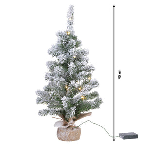 Snowy Imperial Pre-Lit Mini Christmas Tree
